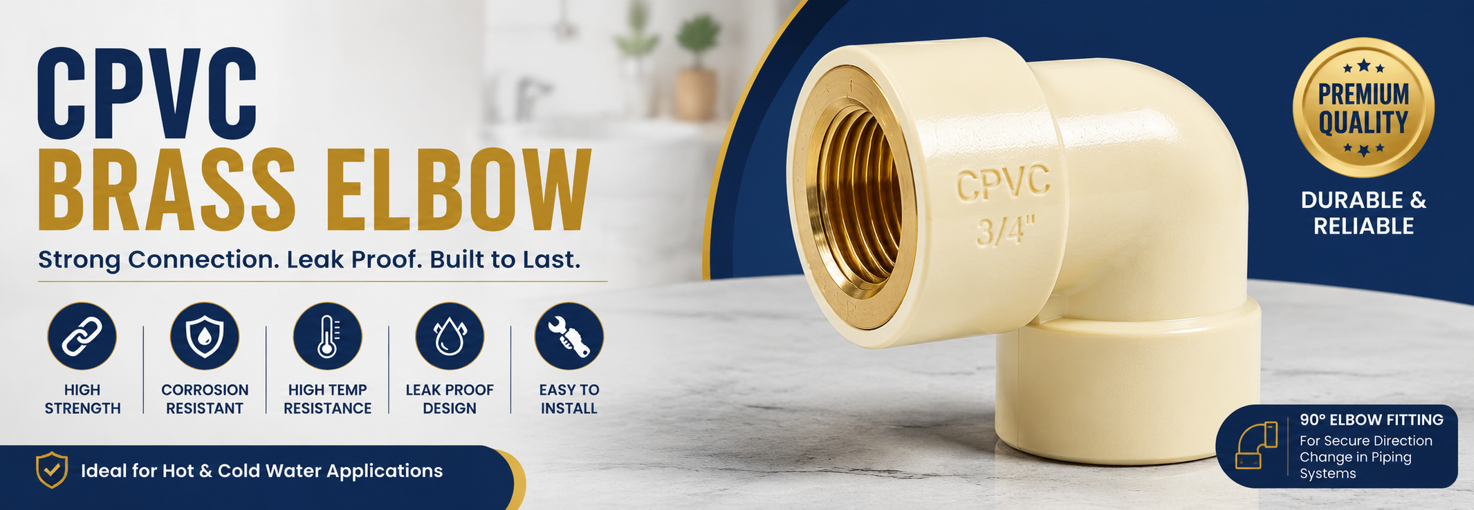 CPVC Brass Elbow